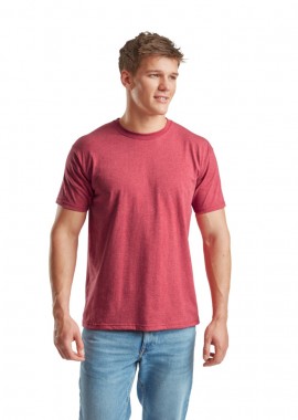 Fruit of the Loom - T-Shirt 61-036-0 Fruit of the Loom Valueweight Vintage Heather Red