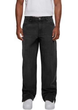Urban Classics - Heavy Ounce Straight Fit Zipped Jeans Urban Classics TB6640-00709 black washed