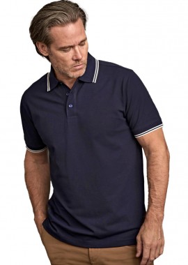 Ανδρική Μπλούζα Polo 1407 Tee Jays Luxury Stripe Stretch Navy/White