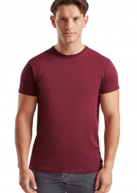 Fruit of the Loom - T-Shirt 61-430-0 Fruit of the Loom Iconic 150 Slim Fit Burgundy