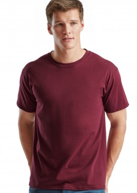 Fruit of the Loom - T-Shirt 61-422-0 Fruit of the Loom Ringspun Premium Iconic 195 Burgundy