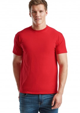 Fruit of the Loom - T-Shirt 61-044-0 Fruit of the Loom Super Premium Red