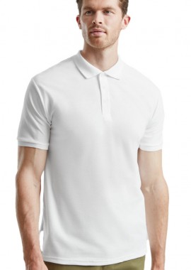 Ανδρική Μπλούζα Polo 63-204-0 Fruit of the Loom Heavyweight 65/35 White