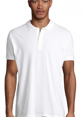 Ανδρική Μπλούζα Polo 03566 SOL'S Organic Planet White