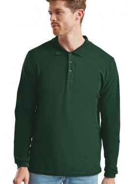 Fruit of the Loom - Μπλούζα Polo Μακρυμάνικη 63-310-0 Fruit of the Loom Premium Forest Green