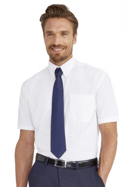 Ανδρικό Κοντομάνικο Πουκάμισο Oxford 16010 SOL'S Brisbane White