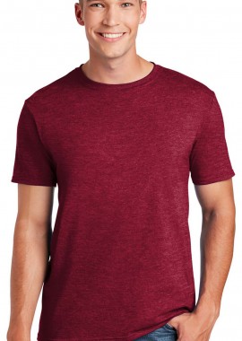 T-Shirt Softstyle 64000 Gildan Antique Cherry Red