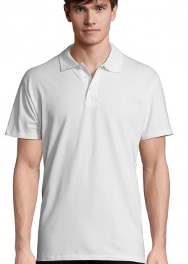 SOLS - Ανδρικό Polo Πικέ 11362 SOL'S Spring II White