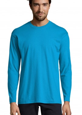 Μακρυμάνικο T-Shirt 11420 SOL'S Monarch Aqua