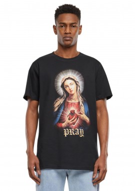 Mister Tee - Praying Mary Tee Mister Tee MT3025-00007 Black