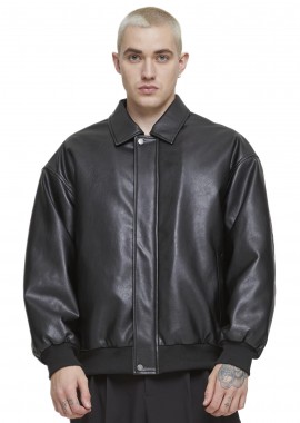 Urban Classics - Μπουφάν Synthetic Leather Blouson TB6914-00007 Urban Classics Black