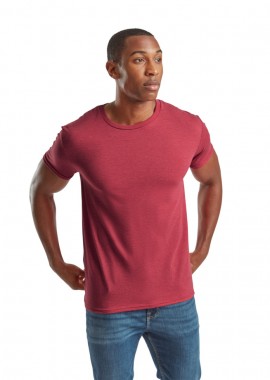 Fruit of the Loom - T-Shirt 61-430-0 Fruit of the Loom Iconic 150 Slim Fit Vintage Heather Red