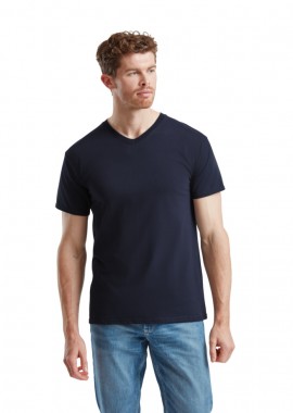 Fruit of the Loom - T-Shirt V-Neck 61-066-0 Fruit of the Loom Valueweight Navy