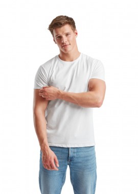 Fruit of the Loom - T-Shirt 61-430-0 Fruit of the Loom Iconic 150 Slim Fit White