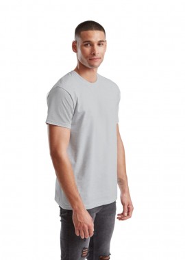 Fruit of the Loom - T-Shirt 61-430-0 Fruit of the Loom Iconic 150 Slim Fit Heather Grey