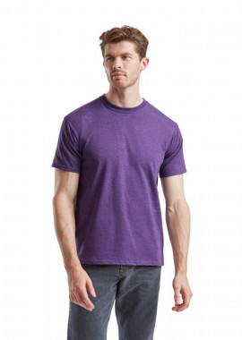 Fruit of the Loom - T-Shirt 61-036-0 Fruit of the Loom Valueweight Heather Purple