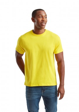 Ανδρικό T-Shirt 61-082-0 Fruit of the Loom Yellow