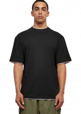 Urban Classics - T-Shirt Contrast Tall Tee TB029A Urban Classics Black/White Μαύρο/Άσπρο