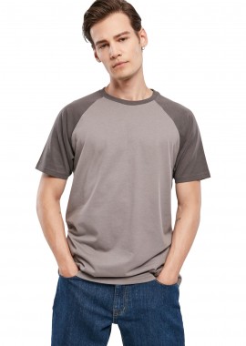 T-Shirt TB639 Urban Classics Raglan Contrast Tee Asphalt/Darkshadow