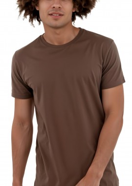 B & C - T-Shirt TU01B B & C Organic E150 Mocha
