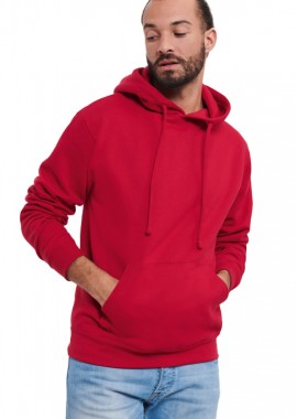 Russell - Φούτερ με Κουκούλα Russell R-575M-0 White Classic Red