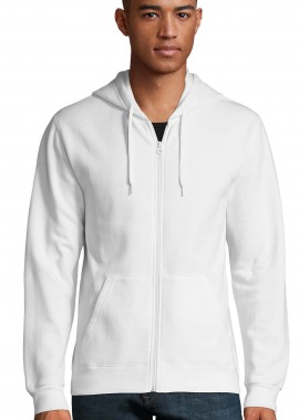 SOLS - Ζακέτα Φούτερ με Κουκούλα Zip Hoodie 01714 SOL'S Stone White