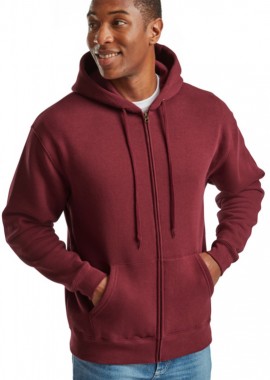 Fruit of the Loom - Zip Hoodie Φούτερ 62-034-0 Fruit of the Loom Burgundy