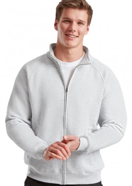 Fruit of the Loom - Φούτερ με Φερμουάρ 62-228-0 Fruit of the Loom Heather Grey
