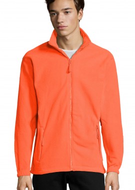 Ανδρική Ζακέτα Fleece 55000 SOL'S North Neon Orange