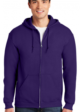 Gildan - Φούτερ Ζακέτα με Κουκούλα 18600 Gildan Heavy Blend Zip Hoodie Purple