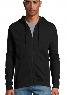 SOLS - Ζακέτα Φούτερ με Κουκούλα Zip Hoodie 01714 SOL'S Stone Black