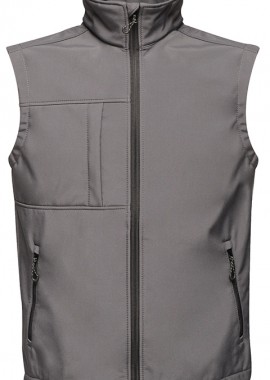 Ανδρικό Αμάνικο Μπουφάν Softshell TRA848 Regatta Octagon II Seal Grey/Black
