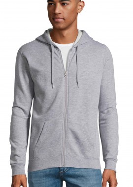 SOLS - Ζακέτα Φούτερ με Κουκούλα Zip Hoodie 01714 SOL'S Stone Grey Melange