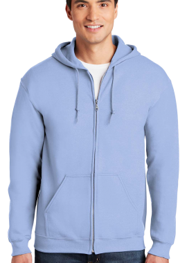 Gildan - Φούτερ Ζακέτα με Κουκούλα 18600 Gildan Heavy Blend Zip Hoodie Carolina Blue