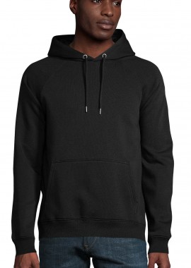 Φούτερ με Κουκούλα Stellar 03568 SOL'S Black
