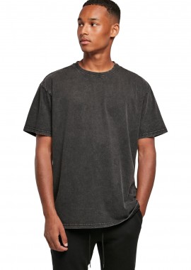 BYB - Ανδρικό Oversized T-Shirt Acid Washed BY189 Build Your Brand Black
