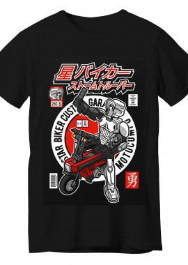 T-Shirt Motocompo Pop Culture Black