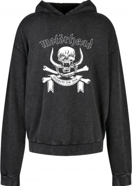 Oversized Premium Hoodie Motorhead Art1 Rock Avenue Black