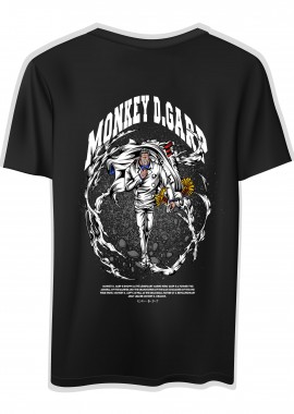T-Shirt One Piece Garp Pop Culture Black