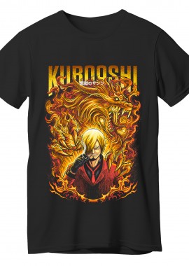Pop Culture - T-Shirt One Piece Kuroashi no Sanji Pop Culture Black