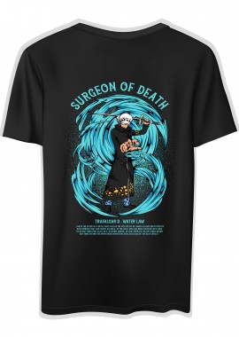 T-Shirt One Piece Law Pop Culture Black