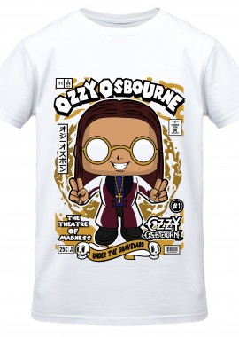 T-Shirt Ozzy Osbourne Pop Culture White