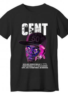 T-Shirt 50Cent Pop Culture Black