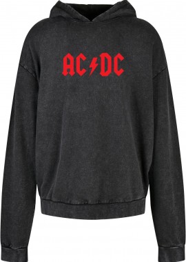 Rock Avenue - Oversized Premium Hoodie ACDC Logo Art Rock Avenue Black