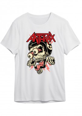 T-Shirt Anthrax Rock Avenue White