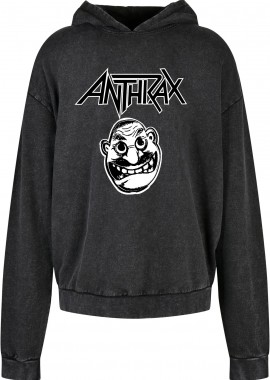 Rock Avenue - Oversized Premium Hoodie Anthrax Not Man Rock Avenue Black