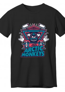 Rock Avenue - T-Shirt Arctic Monkeys Art1 Rock Avenue Black