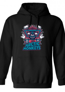 Rock Avenue - Hoodie Arctic Monkeys Art1 Rock Avenue Black