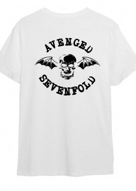Rock Avenue - T-Shirt Avenged Sevenfold Art1 Rock Avenue White