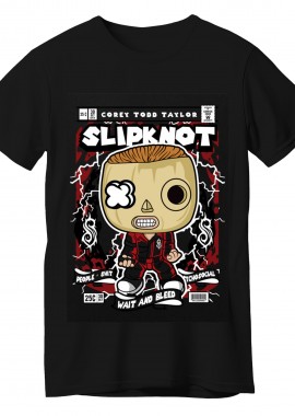 T-Shirt Corey Taylor Slipknot Pop Culture Black